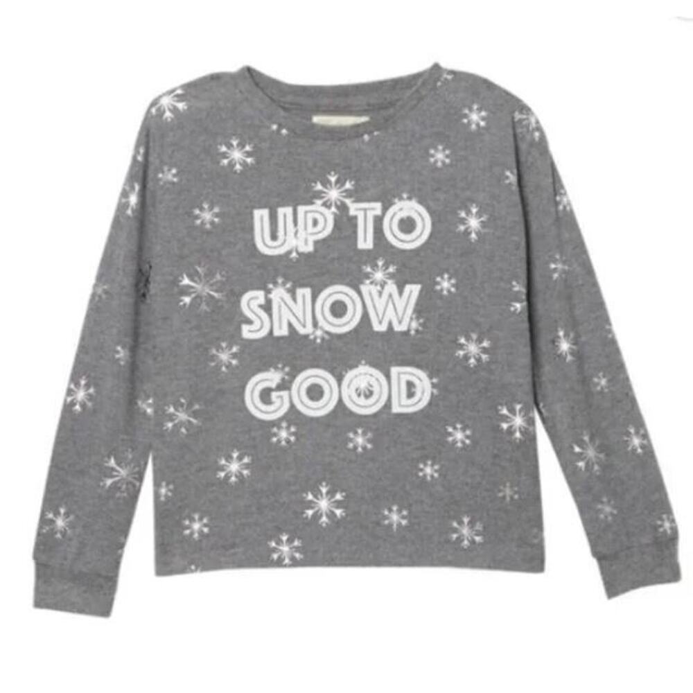 C &‎ C California "Up To Snow Good" Lightweight Pullover in Grey XL (14/16) $28